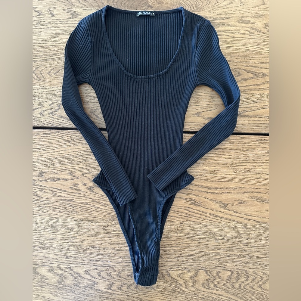 Zara black bodysuit